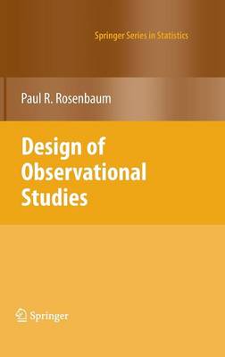 Cover of Design of Observational Studies