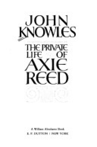 Cover of The Private Life of Axie Re