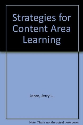 Cover of Strategies for Content Area Learning: Vocabulary*comprehension*response