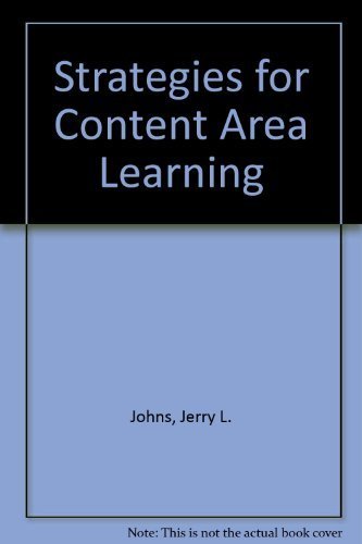 Book cover for Strategies for Content Area Learning: Vocabulary*comprehension*response