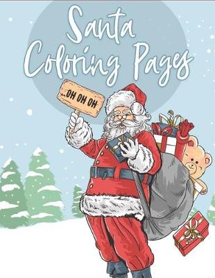 Book cover for Santa Coloring Pages