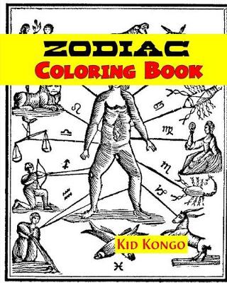 Book cover for Zodiac Coloring Book