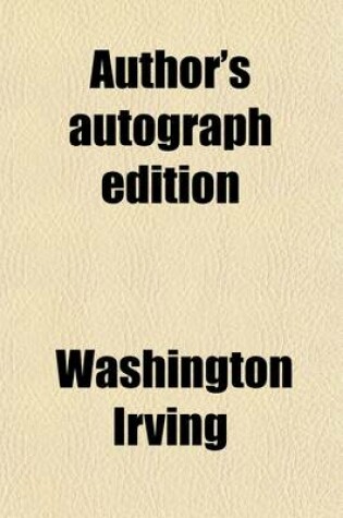 Cover of Author's Autograph Edition (Volume 27)