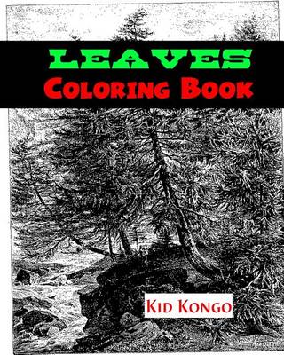 Book cover for Leaves Coloring Book