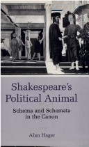 Book cover for Shakespeare's Political Animal