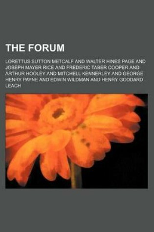 Cover of The Forum (Volume 38)