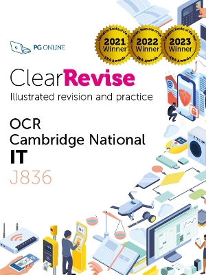 Book cover for ClearRevise OCR Cambridge National IT J836