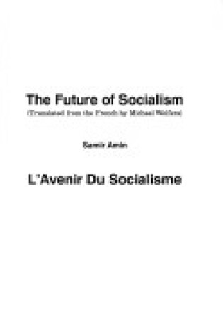 Cover of Future of Socialism