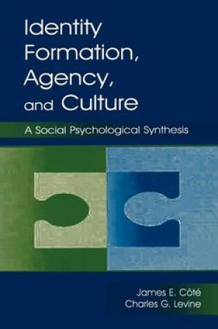 Cover of Identity, Formation, Agency, and Culture: A Social Psychological Synthesis