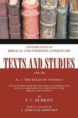 Cover of The Rules of Tyconius