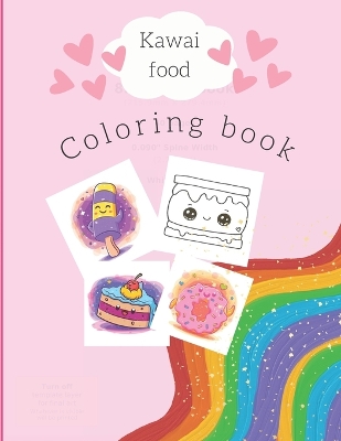 Book cover for Kawai Cute Food Coloring book