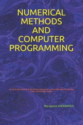 Cover of Numerical Methods and Computer Programming