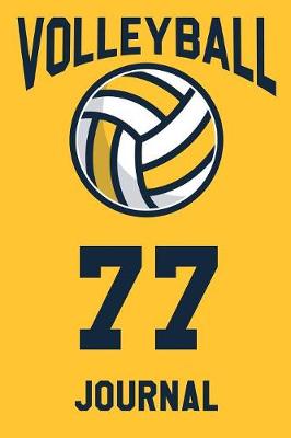 Book cover for Volleyball Journal 77