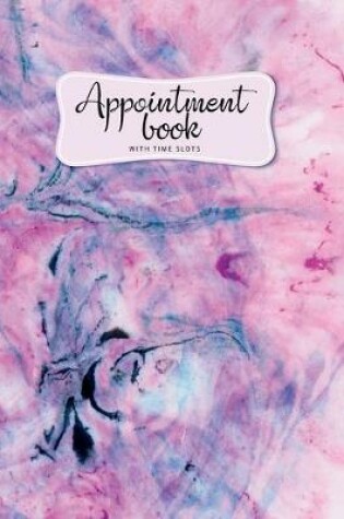 Cover of Appointment book with time slots