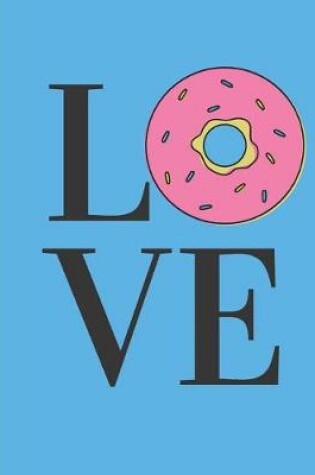 Cover of Cute Love Donut School Composition Notebook