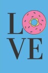 Book cover for Cute Love Donut School Composition Notebook