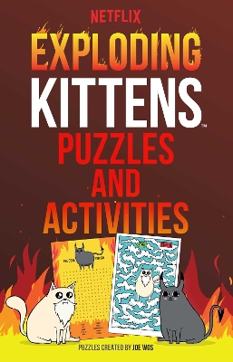 Book cover for Exploding Kittens Puzzles and Activities