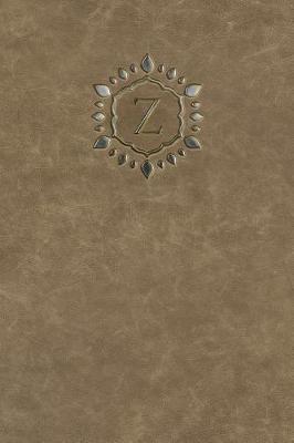 Cover of Monogram "z" Any Day Planner Journal