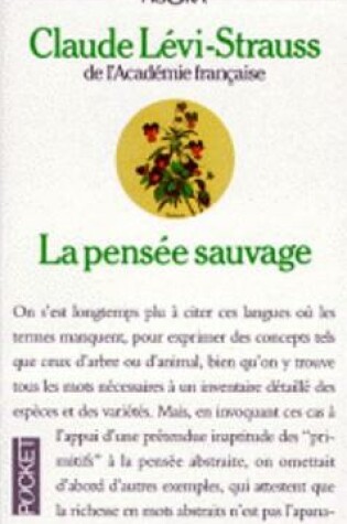 Cover of La pensee sauvage