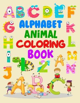 Book cover for Alphabet Animal Coloring Book