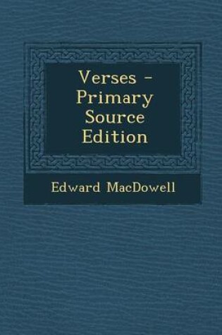 Cover of Verses