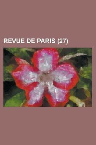 Cover of Revue de Paris (27)