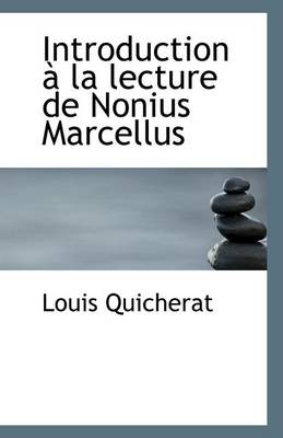 Book cover for Introduction a la Lecture de Nonius Marcellus