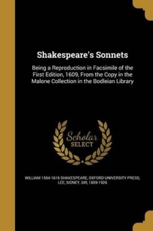 Cover of Shakespeare's Sonnets