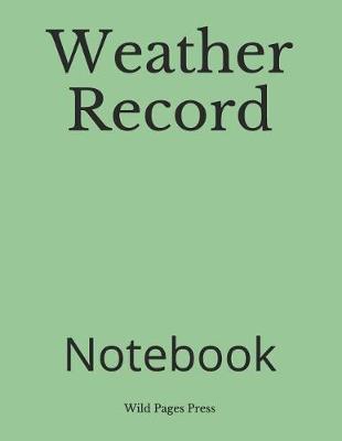 Book cover for Weather Record