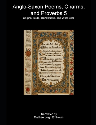 Book cover for Anglo-Saxon Poems, Charms, and Proverbs 5