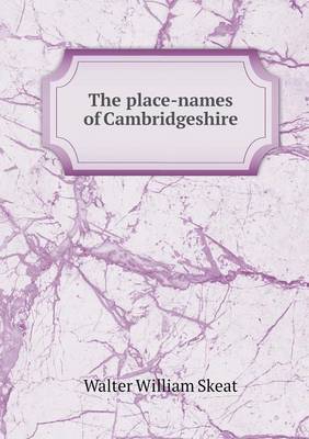 Book cover for The place-names of Cambridgeshire