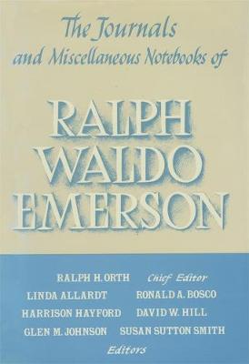 Book cover for Ralph Waldo Emerson Journals and Miscellaneous Notebooks of Ralph Waldo Emerson