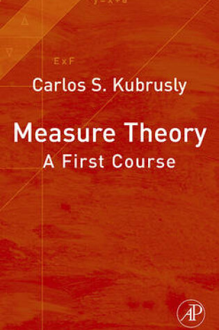 Cover of Measure Theory: A First Course