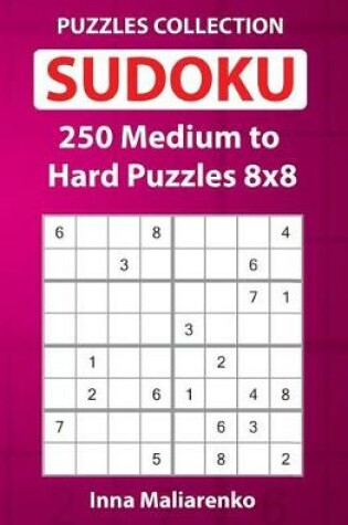 Cover of Sudoku - 250 Medium to Hard Puzzles 8x8