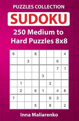 Book cover for Sudoku - 250 Medium to Hard Puzzles 8x8