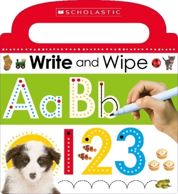 Book cover for Write and Wipe ABC 123
