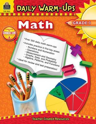 Book cover for Math, Grade 3