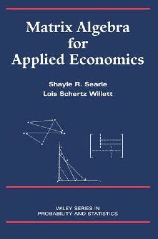 Cover of Matrix Algebra for Applied Economics