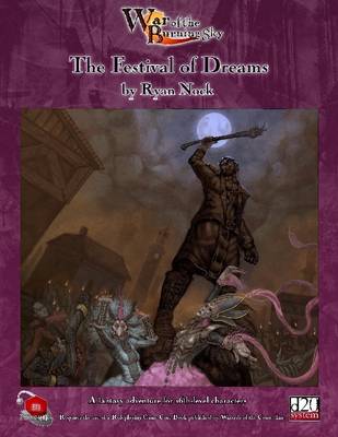 Book cover for War of the Burning Sky : No. 9: The Festival Of Dreams