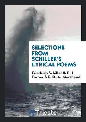 Book cover for Selections from Schiller's Lyrical Poems