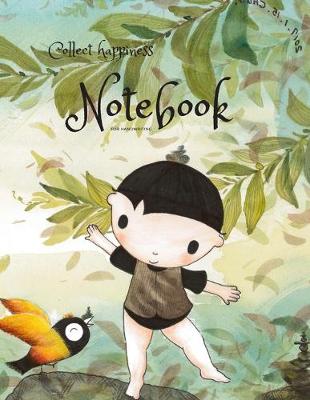 Book cover for Collect happiness notebook for handwriting ( Volume 5)(8.5*11) (100 pages)