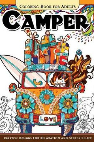 Cover of Camper Coloring Book for Adults