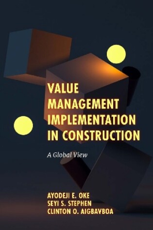 Cover of Value Management Implementation in Construction