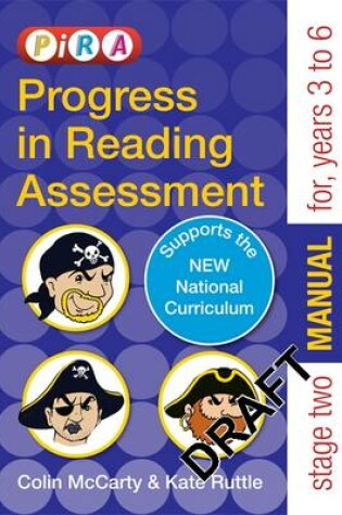 Cover of Progress in Reading Assessment (PiRA) Stage Two (Tests 3-6) Manual