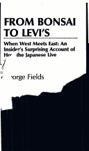 Book cover for Fields George : from Bonsai to Levi'S