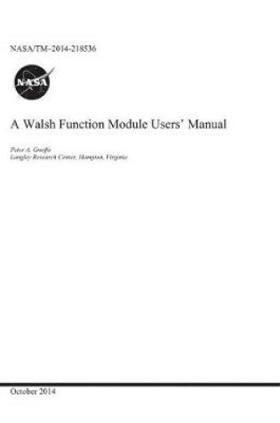 Cover of A Walsh Function Module Users' Manual