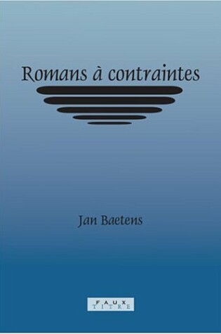 Cover of Romans a contraintes