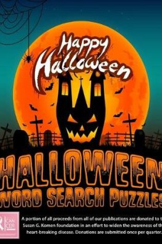 Cover of Halloween Word Search Puzzle Book