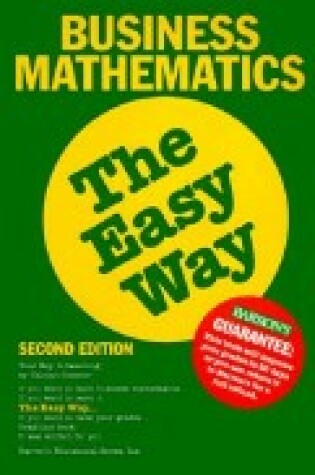 Cover of Business Mathematics the Easy Way