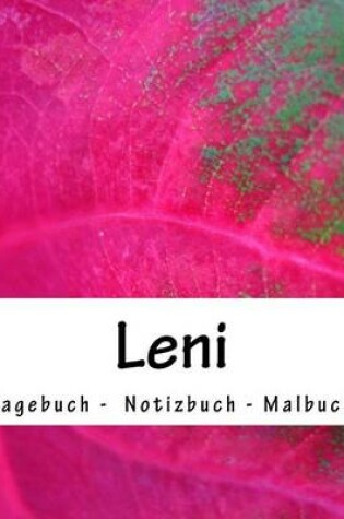 Cover of Leni - Tagebuch - Notizbuch - Malbuch